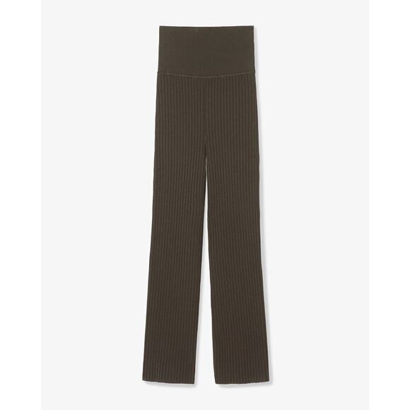 M.M. Lafleur The Finley Stretch Pant Ribbed Jardigan Knit GRAY Elastic Large - Picture 2 of 11
